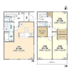 Ｋｏｌｅｔ越谷弥十郎の物件間取画像